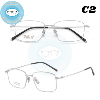 Gọng kính kim loại mã 6228